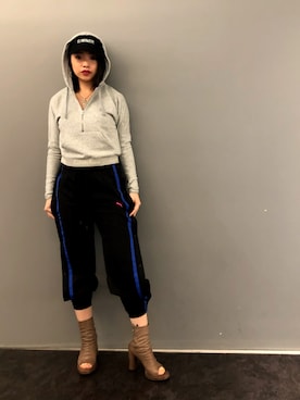 「FentyPumaByRihanna」｜yurina katsuraさん（レディース・165cm）の夏コーディネート