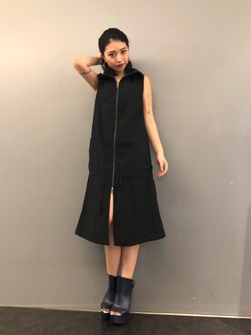 「stud.（スタッド）のアイテム（トップス）」を使った、yurina katsuraさん（レディース・165cm）の夏コーディネート