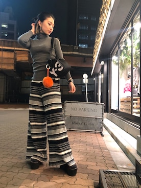 「ROYAL FLASH（ロイヤルフラッシュ）のアイテム（財布/小物）」を使った、yurina katsuraさん（レディース・165cm）の秋コーディネート