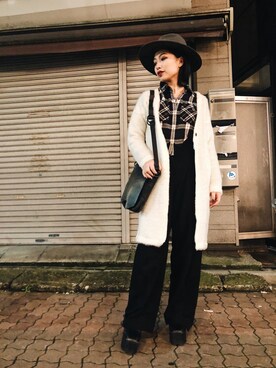 「stud.（スタッド）のアイテム（ジャケット/アウター）」を使った、yurina katsuraさん（レディース・165cm）の秋コーディネート