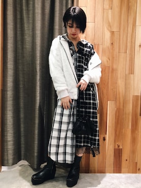 yurina katsuraさん（レディース・165cm）の冬コーディネート