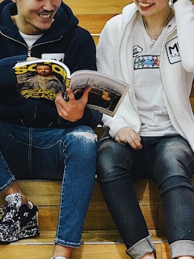 「stud.（スタッド）のアイテム（トップス）」を使った、yurina katsuraさん（レディース・165cm）の冬コーディネート