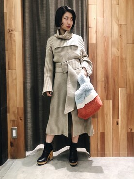 yurina katsuraさん（レディース・165cm）の冬コーディネート