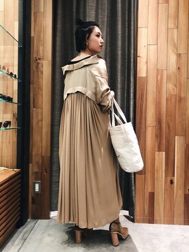 「DEUS EX MACHINA（デウスエクスマキナ）のアイテム（バッグ）」を使った、yurina katsuraさん（レディース・165cm）の冬コーディネート