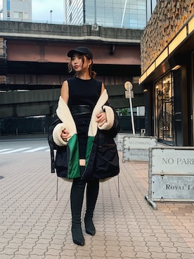 「AULA（アウラ）のアイテム（シューズ）」を使った、yurina katsuraさん（レディース・165cm）の秋コーディネート