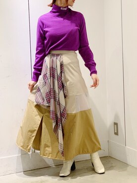 yurina katsuraさん（レディース・165cm）の冬コーディネート