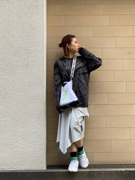 「PASCAL MARIE DESMARAIS（パスカルマリエデマレ）のアイテム（トップス）」を使った、yurina katsuraさん（レディース・165cm）の冬コーディネート