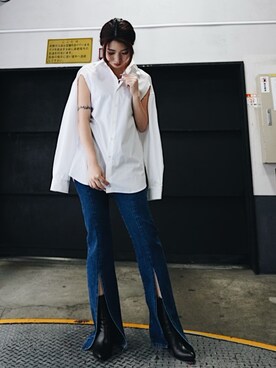 yurina katsuraさん（レディース・165cm）の冬コーディネート