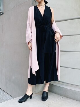 「ペールトーン」｜「アイテム（ワンピース/ドレス）」を使った、yurina katsuraさん（レディース・165cm）の春コーディネート