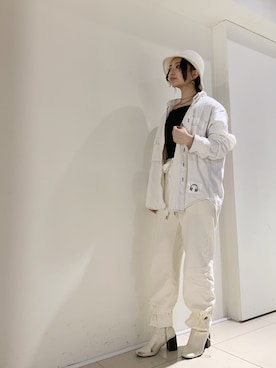 「MYne（マイン）のアイテム」を使った、yurina katsuraさん（レディース・165cm）の春コーディネート