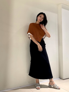 「otoaa（オトアー）のアイテム」を使った、yurina katsuraさん（レディース・165cm）の夏コーディネート