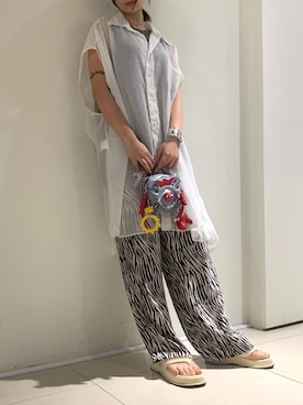 yurina katsuraさん（レディース・165cm）の夏コーディネート