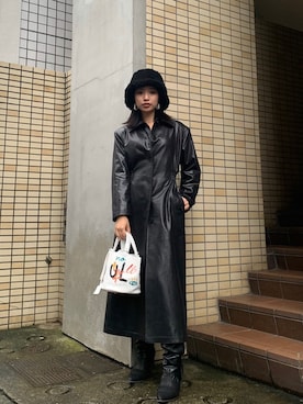 「JOHN LAWRENCE SULLIVAN（ジョンローレンスサリバン）のアイテム（ジャケット/アウター）」を使った、yurina katsuraさん（レディース・165cm）の秋コーディネート