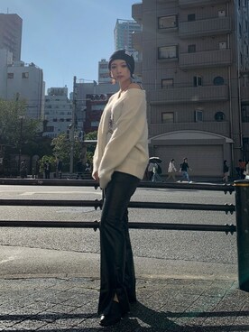 「TOMMY HILFIGER（トミーヒルフィガー）のアイテム」を使った、yurina katsuraさん（レディース・165cm）の秋コーディネート