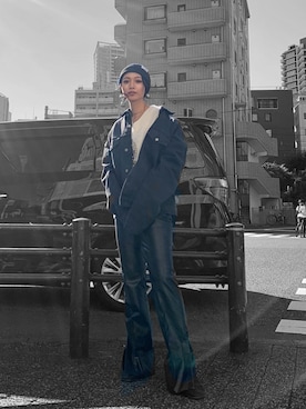 「TOMMY HILFIGER（トミーヒルフィガー）のアイテム」を使った、yurina katsuraさん（レディース・165cm）の秋コーディネート