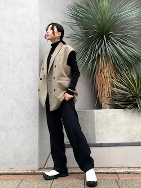 「TOMMY HILFIGER（トミーヒルフィガー）のアイテム」を使った、yurina katsuraさん（レディース・165cm）の秋コーディネート