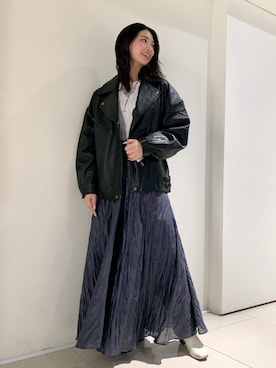 「PASCAL MARIE DESMARAIS（パスカルマリエデマレ）のアイテム」を使った、yurina katsuraさん（レディース・165cm）の冬コーディネート