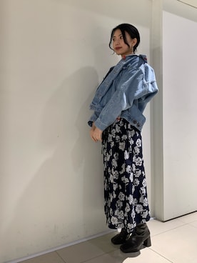 「MIHARAYASUHIRO（ミハラヤスヒロ）のアイテム（ジャケット/アウター）」を使った、yurina katsuraさん（レディース・165cm）の冬コーディネート
