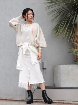 yurina katsuraさん（レディース・165cm）の春コーディネート