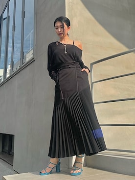 「PASCAL MARIE DESMARAIS（パスカルマリエデマレ）のアイテム」を使った、yurina katsuraさん（レディース・165cm）の春コーディネート