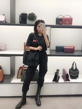 「GUIDI（グイディ）のアイテム」を使った、吴聊xさん（レディース・160cm）の春コーディネート