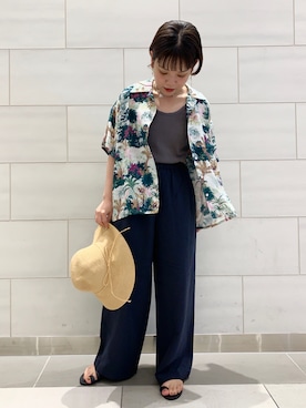 naoさん(レディース・155cm)の夏コーディネート