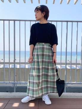 チェックスカート のレディース人気ファッションコーディネート 年齢 25歳 29歳 Wear