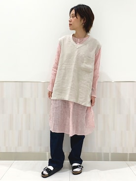 「siiwa（シーワ）のアイテム」を使った、naoさん（レディース・155cm）の春コーディネート