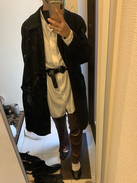 黒コート の人気ファッションコーディネート Wear