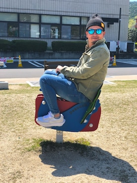 「コロナに負けない」｜「アイテム（ミリタリージャケット）」を使った、tatsuyanspecialさん（メンズ・170cm）の春コーディネート