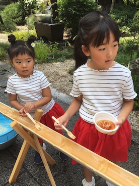 honoさん（キッズ・123cm）の秋コーディネート