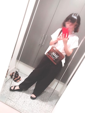 「Teva（テバ）のTeva / プラットフォーム ユニバーサル（サンダル）」を使った、Rina**さん（レディース・159cm）の夏コーディネート