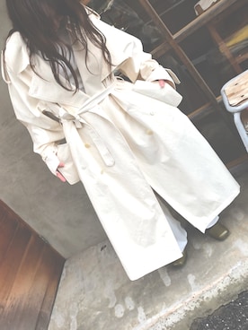 「stein（シュタイン）のアイテム（ジャケット/アウター）」を使った、nono.さん（レディース・165cm）の冬コーディネート
