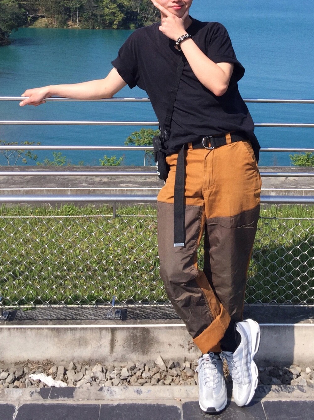 「彼氏のアイテム（その他、その他）」を使った、ハンハンさん（メンズ・173cm）の春コーディネートの1枚目の写真
