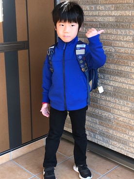 「年中」｜TAOさん（キッズ・100cm）の秋コーディネート