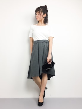 「CLEARIMPRESSION （クリアインプレッション）のアイテム」を使った、ヤギさん（レディース・159cm）の春コーディネート