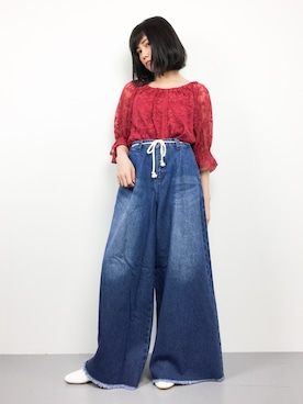 ヤギさん(レディース・159cm)の春コーディネート