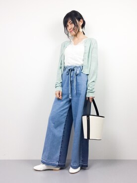 ヤギさん（レディース・159cm）の春コーディネート