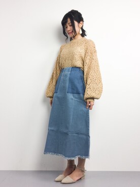 ヤギさん(レディース・159cm)の春コーディネート