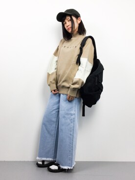 ヤギさんのコーディネート