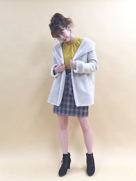 「archives（アルシーヴ）のアイテム（ジャケット/アウター）」を使った、akaneさん（レディース・162cm）の秋コーディネート