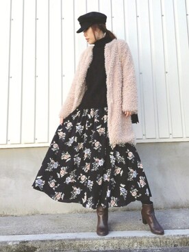 naoさん（レディース・166cm）の冬コーディネート