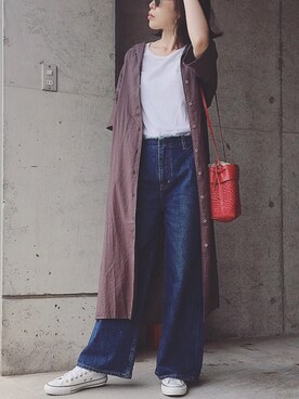 naoさん（レディース・166cm）の夏コーディネート