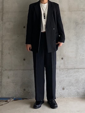 「SET UP」｜「アイテム（アクセサリー）」を使った、1shu【相互】さん（メンズ・172cm）の春コーディネート
