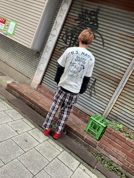 アオさん（メンズ・176cm）の夏コーディネート