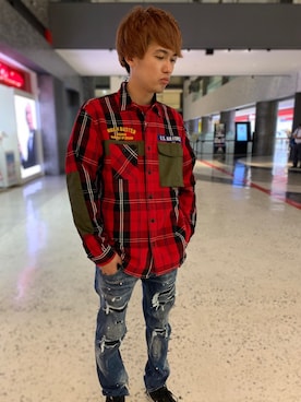 「キャンペーン」｜アオさん（メンズ・176cm）の夏コーディネート