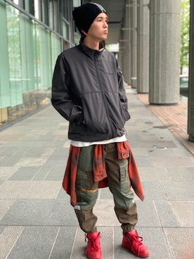 「レイヤリング」｜アオさん（メンズ・176cm）の秋コーディネート
