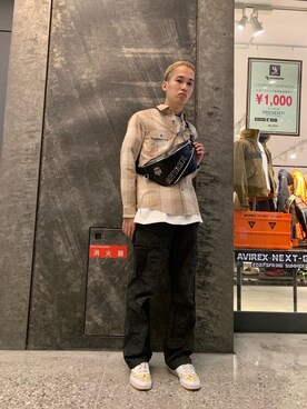 「トータルコーデ」｜アオさん（メンズ・176cm）の春コーディネート