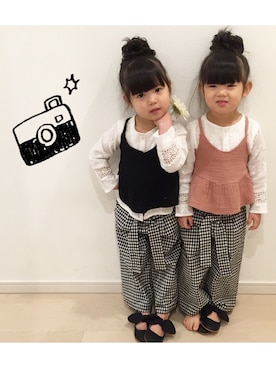 双子みぃ&ゆんさんのコーディネート