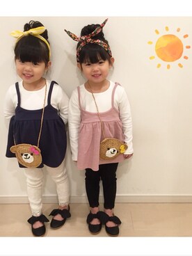 双子 双子姉妹 リアル双子 双子コーデ 双子ファッション 一卵性 3歳 双子コーデ リンクコーデ Twins のキッズコーディネート一覧 Wear